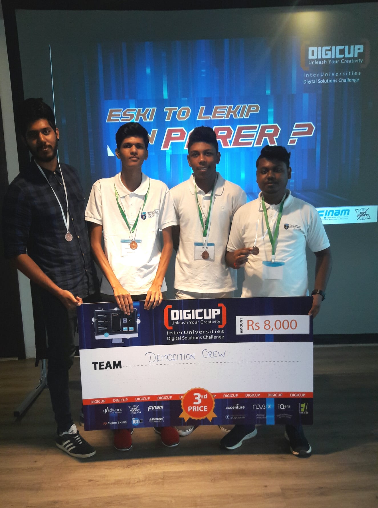 gallery Digicup Competition 2020 - University of Technology, Mauritius